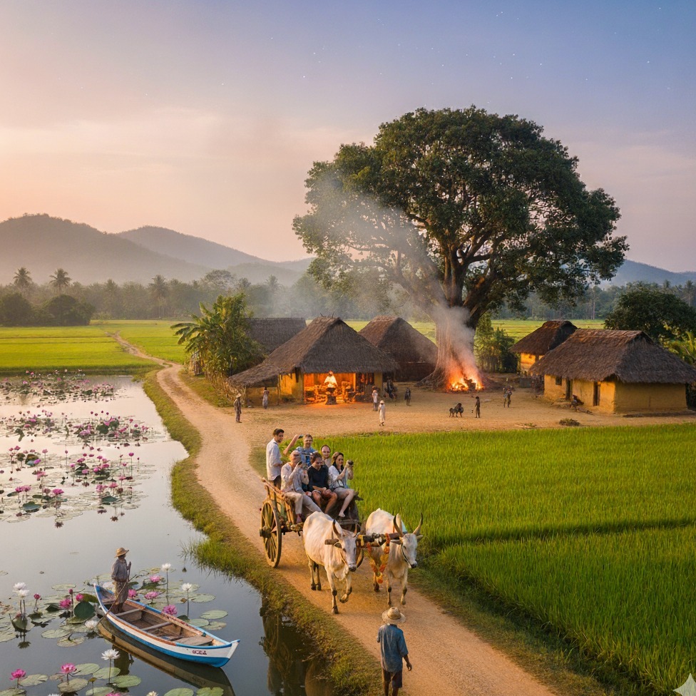 Sri Lankan village travel experience